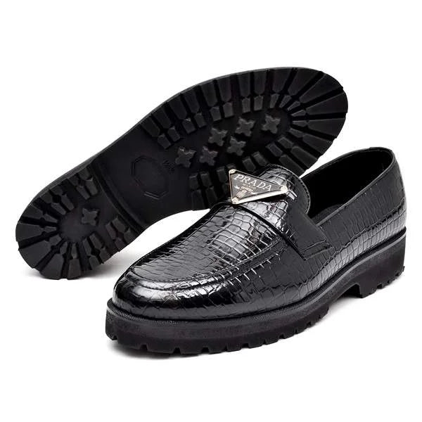 BLACK PRADA LOAFER (SR BLK CO1)