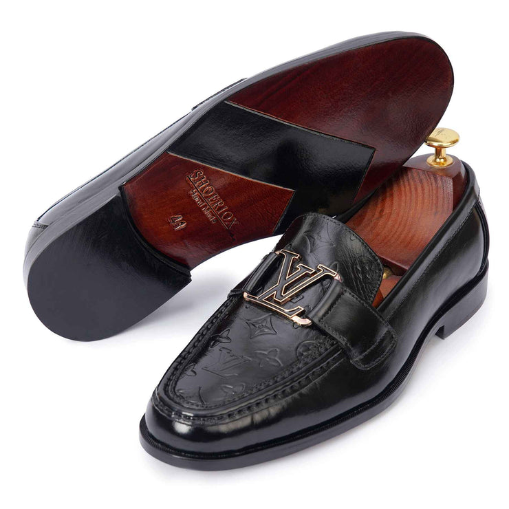 BLACK LV LOAFER (SR BLK 06)