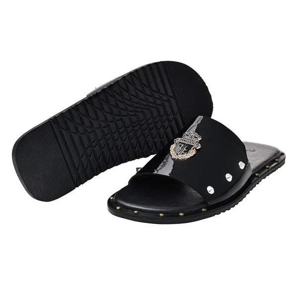 BLACK KING SLIPPERS (SR BLK 202)