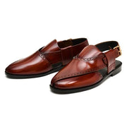 BROWN FORMAL CHAPPAL (SR BRN 502)