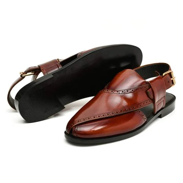 BROWN FORMAL CHAPPAL (SR BRN 502)