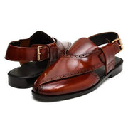 BROWN FORMAL CHAPPAL (SR BRN 502)