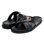 BLACK GG  SLIPPERS (SR BLK 203)