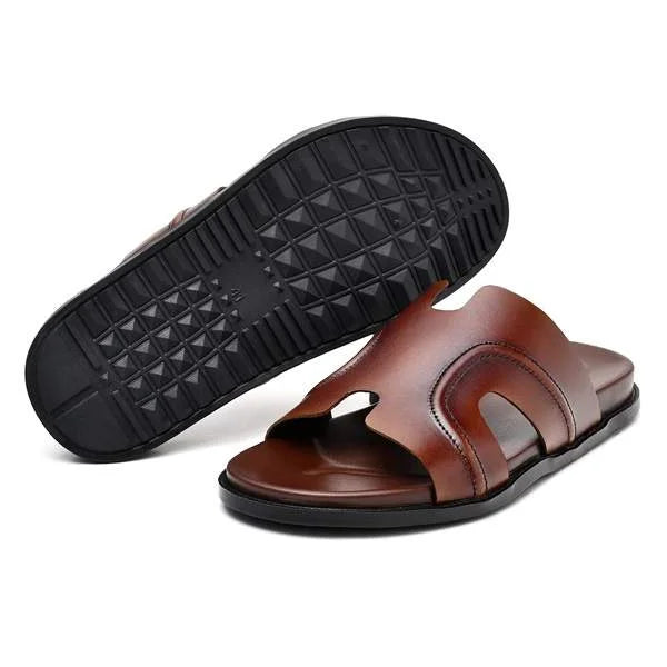 HERMENS COFFEE SLIPPERS (SR BRN 207)