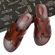 HERMENS COFFEE SLIPPERS (SR BRN 207)