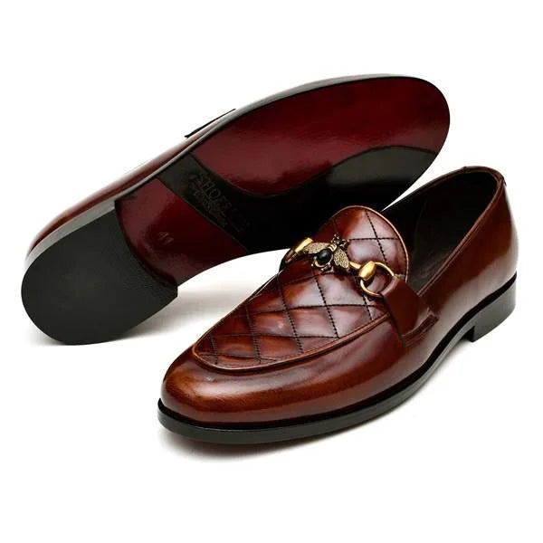 BROWN PRIME STEP LOAFERS (SR BRN 01)