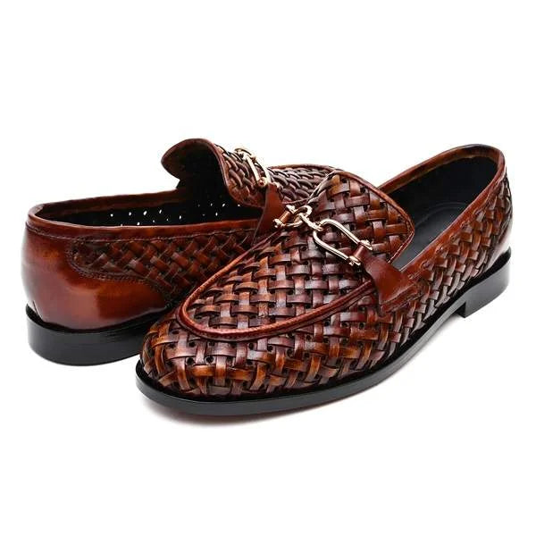 LUXURY HANDCRAFTED BROWN FORMAL (SR BRN 051)